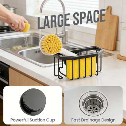 Multi-Purpose Expandable Storage Shelf for Cabinet, Counter and Sink Area